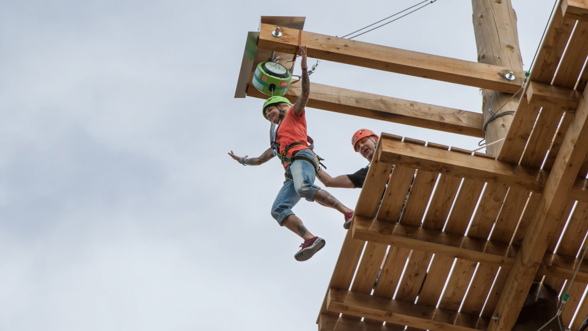Sky Jump bei der Jochen Schweizer Arena