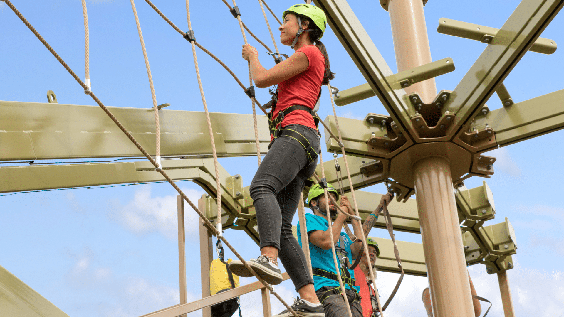 Hochseilklettergarten der Jochen Schweizer Arena