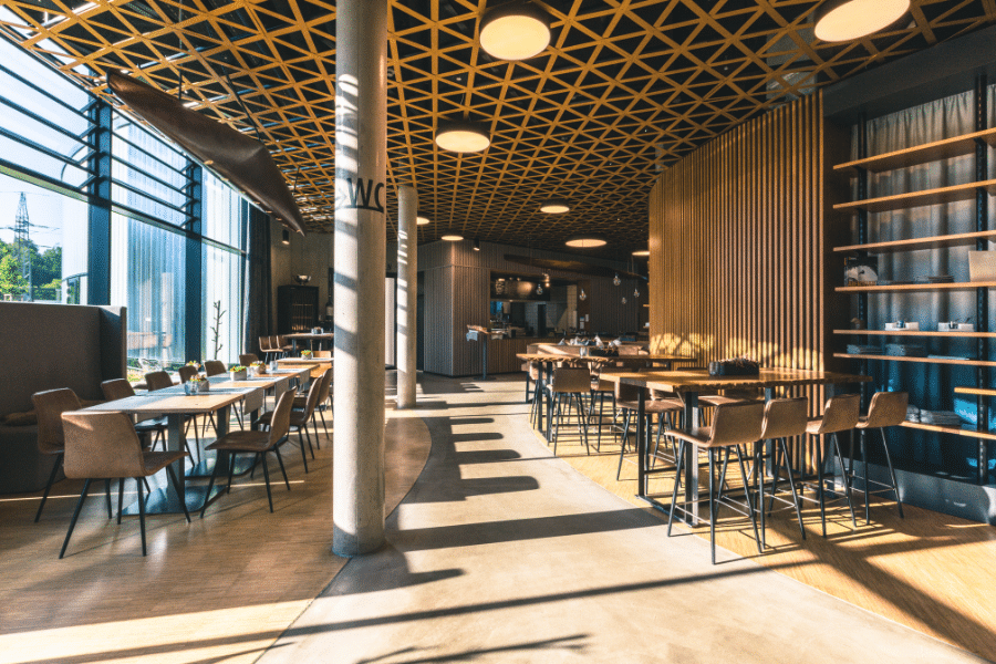 Ebenerdiges Restaurant