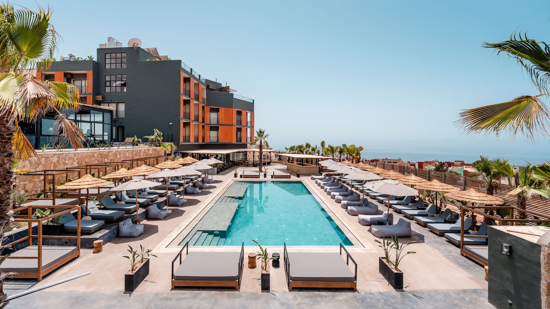 Impression des neu eröffneten Puresurfcamps in Marokko