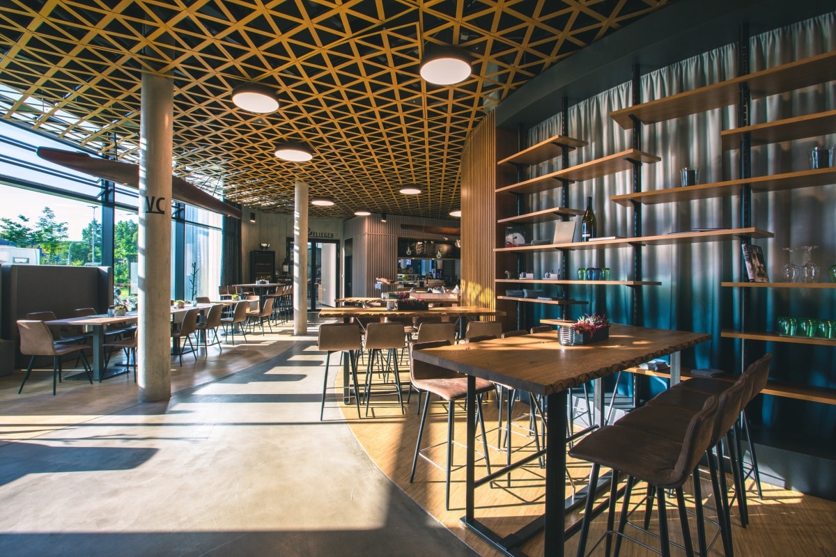 Die Eventküche: Platz für 200 Gäste im Innenraum