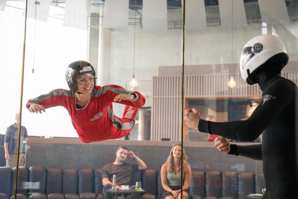 teambuilding muenchen jochen schweizer arena Bodyflying