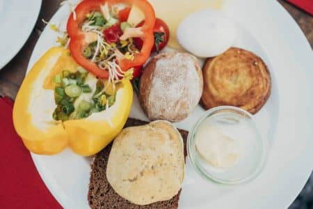 Gebäckvariationen beim Sonnttagsbrunch